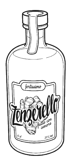Zenzerello Fortissimo Ingwerlikör für warmen GlühPunsch und scharfen Winterpunsch